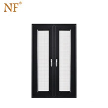 casement white color double glass pvc windows